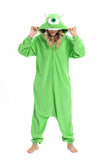 NAITOKE Adult Animal Onesie Halloween Costume Cosplay One-Piece Pajamas Women Man Teens Grass Green