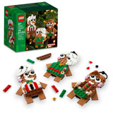 LEGO Gingerbread Ornaments Building Toy, Festive Gingerbread Décor, Great Family Activity or Holiday Decoration, Gift for 6 Year Old Kids, Boys and Girls, 40642