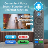 Replacement Voice-Remote-Control for TV-Stick/TV Cube and Compatible with Insignia/Toshiba/Pioneer Fires Smart TVs