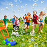 Bennol Bubble Lawn Mower for Toddlers, Kids Automatic Bubble Blower Maker Machine, Outdoor Gardening Push Toys, Christmas Birthday Gifts for Preschool Baby Boys Girls