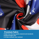 Probsin Trump 2024 Flag 3x5 Ft Decorations Outdoor Double Sided 3 Ply Heavy Duty Black Flag Take America Back Banner Party Supplies Yard Signs Home Decor Hanging Poster with 2 Brass Grommets