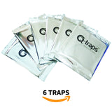 Q-Traps Pantry Moth Traps - Safe, Nontoxic, Insecticide & Odor Free, Pheromone Attractant Traps for Common Kitchen Moths (6 Traps)