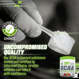 MusclePharm Essentials BCAA Powder, Pre & Post Workout Recovery Drink, Supports Muscle Recovery & Energy, Essential Amino Acids, 30 Serv, Fruit Punch