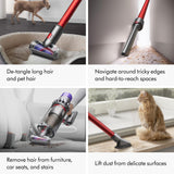 Dyson Outsize Origin Cordless Vacuum, Nickel/Red