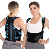 Upgrade Posture Corrector for Women and Men, Back Brace, Back Shoulder Straightener, Full Back Support with Knob and Wire Adjustment Design, Back Pain Relief, Scoliosis and Hunchback Correction, L