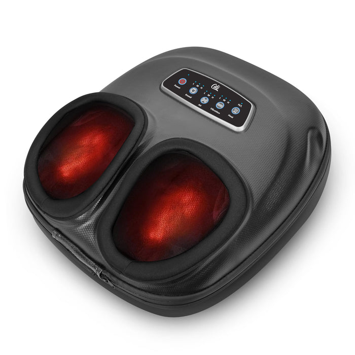 CILI Shiatsu Foot Massager Machine with Heat, Electric Feet Massager for Neuropathy, Independent Compression Rolling Vibration, Foot Warmer, Fits Up to Men Size 13, Christmas Gifts for Mom Dad