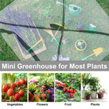 Garden Netting Cover, Outdoor Insect Barrier Plant Tent Cover with Zip Entry, Durable Mesh Plant Netting Protect Potted Plants Fruits Flower from Insect Bird Animals Eating (28 * 28 * 30inch)