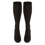 Truform Compression Socks, 15-20 mmHg, Men's Dress Socks, Knee High Over Calf Length, Brown, X-Large