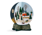 RIFLE PAPER CO. Advent Calendar | Printed in Full Color and Foil Stamped, Christmas Décor Calendars to Count Down The Days Until The Holiday (10" L x 10" W), Snow Globe