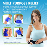 TheraPAQ Reusable Ice Pack - 14x6 Hot/Cold Gel for Shoulder, Knee, Back, Ankle Relief