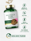 Carlyle Magnolia Bark 3200 mg | 200 Powder Capsules | Herbal Extract Supplement | Non-GMO, Gluten Free