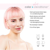 Keracolor Clenditioner LIGHT PINK Hair Dye - Semi Permanent Hair Color Depositing Conditioner, Cruelty-free, 12 Fl. Oz.