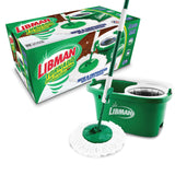 Libman Tornado Spin Mop System | Mop and Bucket with Wringer Set | Spin Mop | Floor Mop | Libman Mop | Mops for Floor Cleaning | Hardwood Floor Mop | 1 Mop Head Included