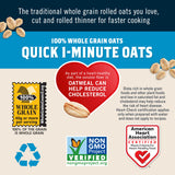 Quaker Old Fashioned Rolled Oats, Non GMO Project Verified, Two 64oz Bags in Box, 90 Servings, 4 Pound (Pack of 2)