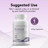 Theralogix Berberine Enhanced Absorption - 30-Day Supply - Made with Berberine Phytosome to Help Support Healthy Metabolism & Hormone Balance* - NSF Certified - 30 Capsules