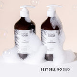 BondiBoost HG Duo Shampoo + Conditioner Bundle [16.90 fl oz each] - Improves Appearance for Thinning Hair - Volumizing + Hydrating + Nourishing - Sulfate/Paraben Free, for Women/Men - Australian Made