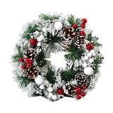 Christmas Wreath Winter Wreaths for Front Door, Advent Wreath Door Hanger Corridor Decorations Window Welcome Sign Pine Cones Home Winter Eucalyptus Small Artificial