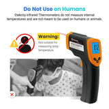 Etekcity Infrared Thermometer Upgrade 774, Heat Temperature Temp Gun for Cooking, Laser IR Surface Tool for Pizza, Griddle, Grill, HVAC, Engine, Accessories, -58°F to 842°F, Orange