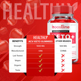 (2 Pack) Boostline Keto ACV Gummies - Official Formula - Boostline Keto + ACV Gummies with 1000MG Apple Cider Vinegar Vitamin Supplement, Boost Line Keto Plus Acv Gummies Reviews Keto (120 Gummies)