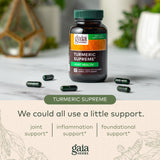 Gaia Herbs Turmeric Supreme Joint Health - Joint Support Supplement - with Quercetin,Black Pepper,Boswellia,Ginger Root,Curcuminoids,&More-120 Liquid Phyto-Capsules(30-Day Supply)