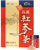 ILHWA Korean Red Ginseng Tea (300g, 0.11oz X 100 sachets) - 6 Years Ginseng Granulated. High Ginsenoside Rg1+Rb1+Rg3
