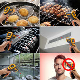 Infrared Thermometer Temperature Gun(NOT for Humans),-58°F~1832°F(-50°C~1000°C),High&Low Alarm,Non-Contact,MAX/MIN/DIF/AVG Display Digital Laser Thermometer Gun for Cooking,Industrial