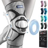 NEENCA Knee Brace for Knee Pain Relief, Medical Knee Support with Patella Pad & Side Stabilizers, Compression Knee Sleeve for Meniscus Tear, ACL, Arthritis, Joint Pain, Runner, Sport- FSA/HSA APPROVED