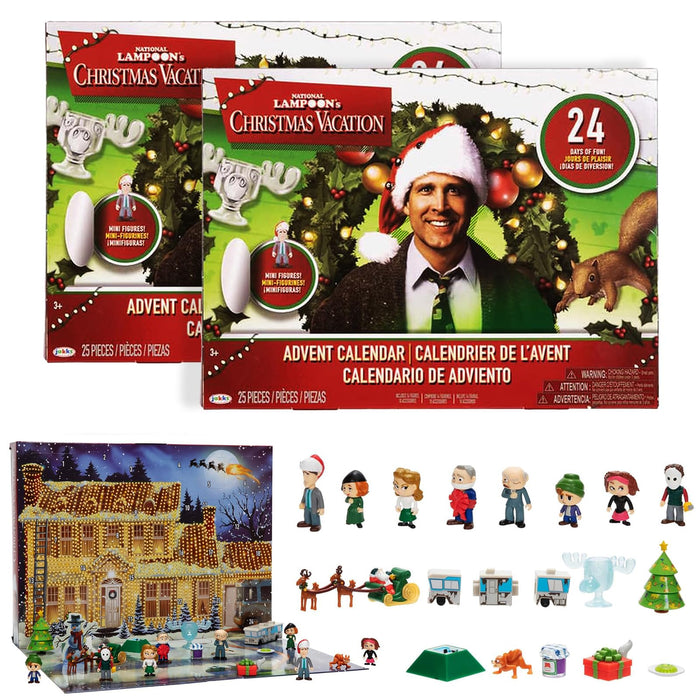 National Lampoon’s Christmas Vacation Advent Calendar 2024 New - 24 Day Christmas Vacation Advent Calendar - Advent Calendar National Lampoon Contains 24 Gifts - National Lampoon Advent Calendar (2pcs)