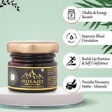 SIDDHATAV Shilajit Resin Original for Men | Shilajee Himalayan Organic Resin | Performance Booster for Stamina and Strength - Natural, Pure Shilajit Resin, 20gm