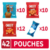 Kellogg’s On-the-Go Snacks, Variety Pack with Cheez-It Crackers, Rice Krispies Treats and SCOOBY-DOO! Graham Cracker Snacks (42 Pouches)