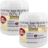 Colonial Dames Concentrated Vitamin E Moisturizing Cream 42,000 I.U. for Hydrating & Moisturizing Chapped Dry Skin & Fine Lines (Pack of Two).