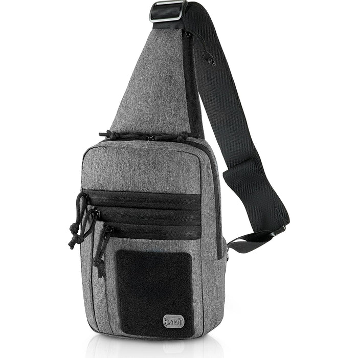 M-TAC Tactical Sling Bag for Men - Crossbody Concealed Carry Bag - Grey Mens Crossbody Holster Bag