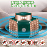 2024 Upgraded Mice Repellent Indoor Rodent Repellent Ultrasonic Plug In Ultrasonic Pest Repeller 4-in-1 Ultrasonic Mouse Repellent with Strobes Light Squirrel Repellent Indoor Attic House Garages Barn