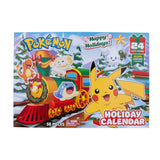 Pokémon 2024 Holiday Advent Calendar with 24 Gifts - Christmas Playset for Kids - Characters Include 2" Pikachu, Bulbasaur, Charmander & More - 16 Toy Figures & 8 Christmas Accessories - Officially Licensed - For Boys & Girls 4+