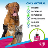 Cat & Dog Urinary Tract Infection Treatment & Natural UTI Medicine Cranberry-Kidney+Bladder Support Supplement - Best Prevention Incontinence, Bladder Stones - Pet Renal Health & UTI Care Drops