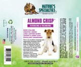 NATURE'S SPECIALTIES Almond Crisp Ultra Concentrated Dog Shampoo for Pets, Makes up to 32 Gallons, Natural Choice for Professional Groomers, Texturizing and Volumizing, Made in USA, 1 gal