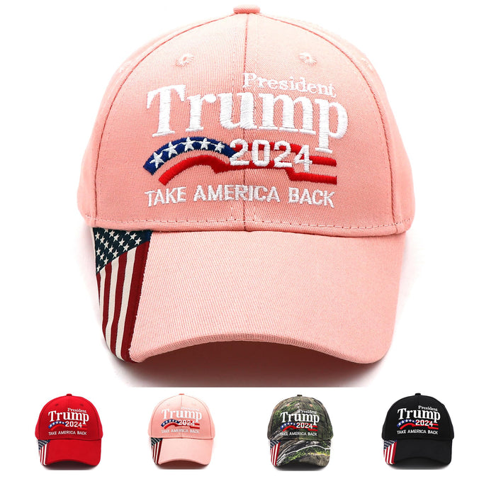 Trump Hat 2024 President MAGA Hat Donald Trump Hat Take America Back Trump Merchandise Baseball Cap for Women Men