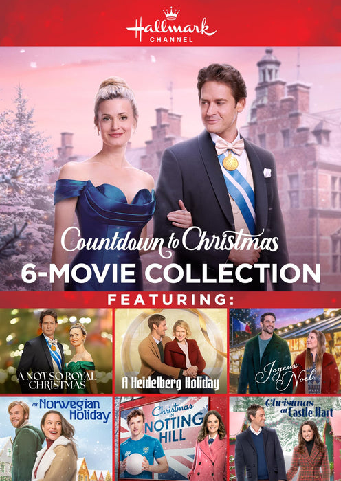 Hallmark Countdown to Christmas 6-Movie Collection ( A Not So Royal Christmas/A Heidelberg Holiday / Joyeux Noel / My Norwegian Holiday / Christmas in Notting Hill / Christmas at Castle Hart)