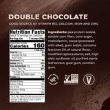 EVOLVE Plant Based Protein Powder, Double Chocolate, 20g Vegan Protein, Dairy Free, No Artificial Flavors, Non-GMO, 3g Fiber, Amazon Exclusive, 2 Pound (Packaging May Vary)