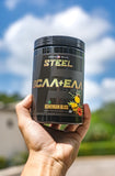 Steel Supplements | High Performance BCAA EAA Powder | Promotes Lean Muscle Growth and Workout Endurance | 2:1:1 Ratio to Recover Muscle Faster 30 Servings. (Bohemian Bliss)