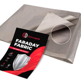 Faraday Fabric (44" x 36") — 5G & EMP Shield for Home — Military Grade Faraday Bags EMP Proof for EMP Protection & EMF Protection — RFID Blocking Fabric EMF Shield WiFi Jammer