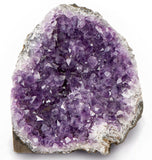 SAMSARI 3 to 4 Lb Amethyst Crystal Geode From Uruguay – 4.5" to 7.5" Height, Natural Large Amethyst Cluster Rock – Crystals And Healing Stones