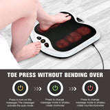 Snailax Foot Massager with Heat, Gifts for Men/Women, Kneading Shiatsu Heated Electric Feet Massager Machine for Plantar Fasciitis,Foot Relief, Washable Cover(White)