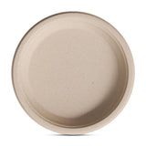 Deep Dish Paper Plates, Heavy Duty Disposable Dinner Plates [125-Pack] 10 Inch Plates - 100% Compostable Eco-Friendly, Biodegradable Sugarcane Bagasse, Natural Brown 10" Paper Plate Disposable