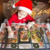 Christmas Advent Calendar 2024 Jigsaw Puzzles - Christmas Shop 1000 Pieces Holiday Puzzles for Kids and Adults, 24 Boxes Puzzle Countdown Calendar to Christmas Family Toys Gift (27.6 in x 19.7 in)