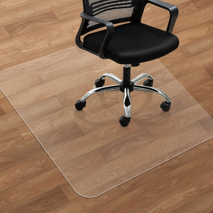 SHAREWIN Office Chair Mat for Hard Floors - 47''×47'',Heavy Duty Clear Wood/Tile Floor Protector PVC Transparent