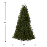 National Tree Company Artificial Full Christmas Tree, Green, Dunhill Fir, Includes Stand, 6.5 Feet