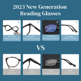 BLUEMOKY Blue Light Reading Glasses for Men，Sport Square Frame Readers, Anti Glare Computer Glasses (Tortoise, 2.00 x)