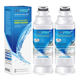 ICEPURE DA97-17376B Refrigerator Water Filter Replacement for DA97-08006C HAF-QIN, HAF-QIN/EXP, RF23M8070SG, RF23M8070SR, RF23M8090SG, RF23M8090SR, RF23M8570SR, RF23M8590SG, BRF425200AP, 2PACK