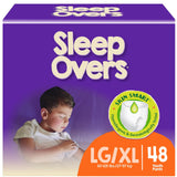 SleepOvers by Cuties, Bedwetting Underwear for Girls and Boys, Large/X-Large 60-125 lbs, 48 Count